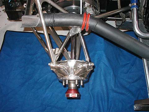 Right rear suspension
